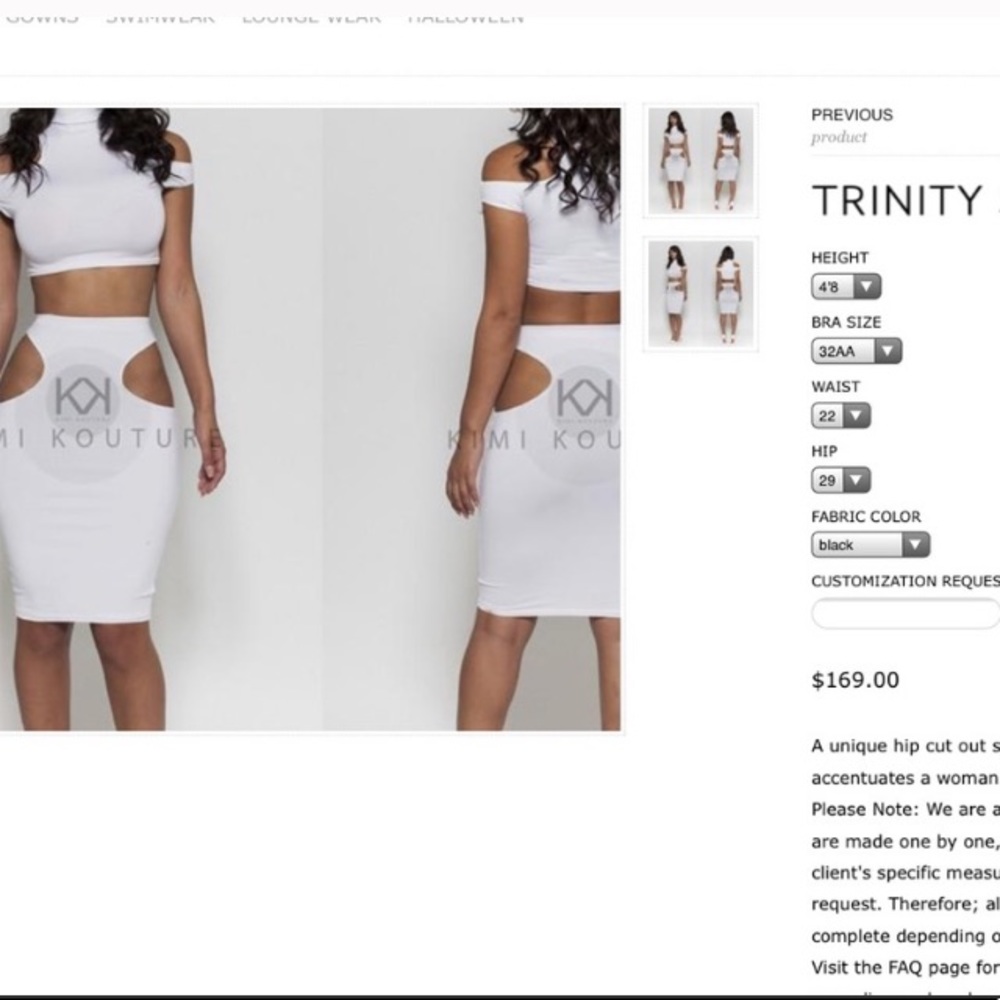 Orange Two Piece Set - image 3